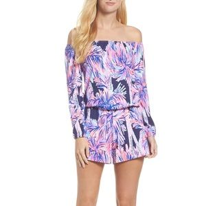 Lily Pulitzer Off The Shoulder Romper